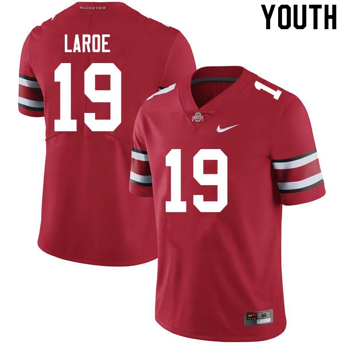 Jagger LaRoe Ohio State Buckeyes Youth NCAA #19 Nike Scarlet College Stitched Football Jersey ZJA8456IK